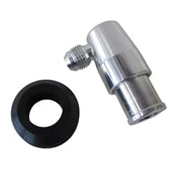 BILLET PCV VALVE SUITS 1-1/4" HOLES IN COVER -6AN MALE