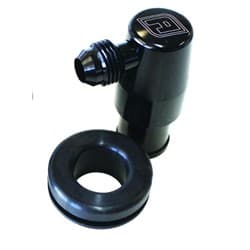 BILLET PCV VALVE SUITS 1-1/4" HOLES IN COVER -6AN MALE