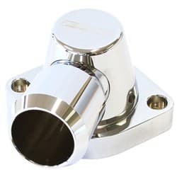 BILLET THERMOSTAT HOUSING CHROGM LS3 LSA 90 DEG SWIVEL