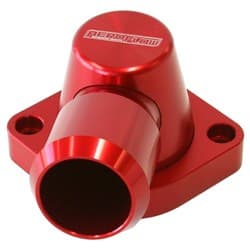 BILLET THERMOSTAT HOUSING RED GM LS3 LSA 90 DEG SWIVEL