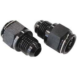 AEROFLOW VE & VF trans cooler radiator adapt f/male to -6AN