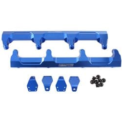 GM LSA SUPERCHARGED FUEL RAIL -8ORB INLETS / OUTLETS BILLET