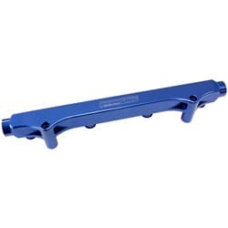 AUDI VW 1.8L 20V FUEL RAIL -8ORB INLETS / OUTLETS BLUE