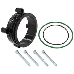 BOSCH DBW 74mm THROTTLE ADAPT INTERCOOLER CLAMP 3 INCH BLACK