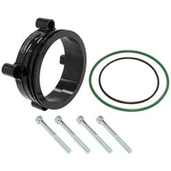 BOSCH DBW 82mm THROTTLE ADAPT INTERCOOLER CLAMP 3.5 INCH BLK