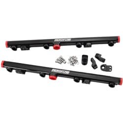 GM LS1 LS2 LS3 FUEL RAIL BLACKLS6 L76 L99 -8ORB LS