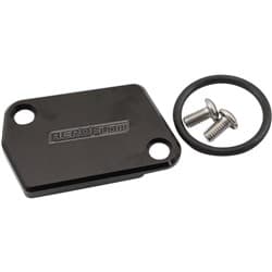 GM LS MAF SENSOR BLOCK OFF PLATE DELETE COVER MASS AIR FLOW Aeroflow - AF 64-2176BLK