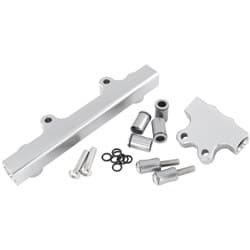 ROTARY FUEL RAIL KIT SERIES 4 & 5. MAZDA RX7 SILVER GEN 2