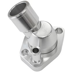 BILLET THERMOSTAT HOUSING SILVFORD WINDSOR 45 DEG SWIVEL SBF Aeroflow - AF 64-2233S