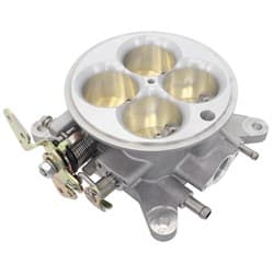 4BBL Cast Throttle Body natural 4150 / 4500 4bbl