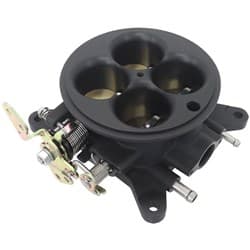 4BBL Cast Throttle Body black 4150 / 4500 4bbl