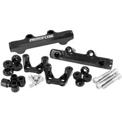 SUBARU EJ20 CONVERSION FUEL RAIL TOP FEED BLACK 92-00 WRX