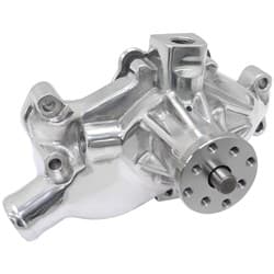 SMALL BLOCK CHEV SHORT WATER PUMP POLISHED SBC