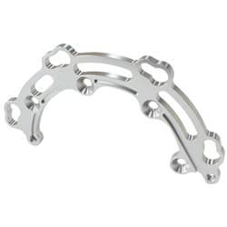 STARTER PLATE FOR BELT GUARD SUIT STD ROOTS BLOWER SILVER