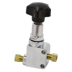 BRAKE PROPORTIONING VALVE KNOBSTYLE POLISHED