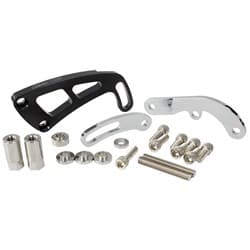 BLACK SBC MIDMOUNT POWER STEERPUMP L/SIDE-LONG PUMP BRACKET