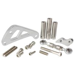 SBC SUIT MID MOUNT ALT BRACK D/SIDE LONG PUMP - POLISHED