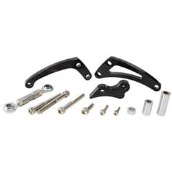 BLACK SBC LOW MOUNT ALT BRACK LEFT SIDE SWP BLACK KIT