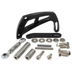 BLACK POWER STEER BRACKET S/B HIGH MOUNT SUIT S/B CHEV
