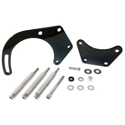 LOW MOUNT ALT BRACKET BLACK B/B CHEV WITH LONG WATER PUMP