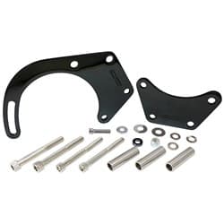 LOW MOUNT ALT BRACKET BLACK B/B CHEV WITH SHORT WATER PUMP