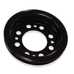 HOLDEN V8 CRANK V PULLEY HQ-WBSUITS EARLY RED W/PUMP BLACK