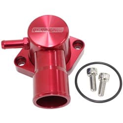 BILLET THERMOSTAT HOUSING RED FORD FALCON EL EF BA BF FG SWIBARRA Aeroflow - AF 64-4036R