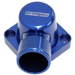 BILLET THERMOSTAT HOUSING BLUEFORD 429 460 SWIVEL 90 DEG BBF Aeroflow - AF 64-4037