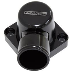 BILLET THERMOSTAT HOUSING BLACFORD 429 460 SWIVEL 90 DEG BBF Aeroflow - AF 64-4037BLK