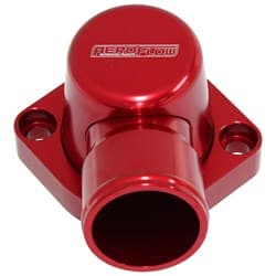 BILLET THERMOSTAT HOUSING RED FORD 429 460 SWIVEL 90 DEG BBF Aeroflow - AF 64-4037R