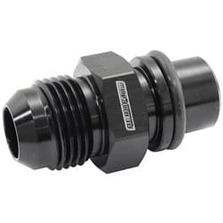 FORD BARRA THERMOSTAT -10AN PRESS IN ADAPTER FITTING HEATETURBO Aeroflow - AF 64-4042BLK