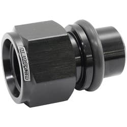 FORD BARRA THERMOSTAT -8ORB PRESS IN ADAPTER FITTING HEATETURBO Aeroflow - AF 64-4042BLK