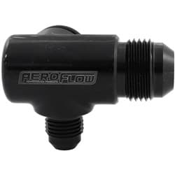 FORD BARRA THERMOSTAT WATER PUMP PRESS IN TEE -10 -6 HOUSING - AF 64-4046BLK