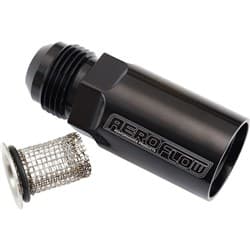 DRY SUMP SCAVENGE OIL FILTER STRAIGHT -12AN MALE FEMALE