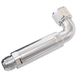 -12AN 90 DEG TO INLINE FILTER FOR USE WITH DRY SUMP PANS