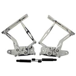 BILLET BONNET HINGE KIT POLISHHOLDEN HK - HT - HG