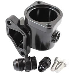 FORD BA BF FG FALCON LOWER THERMOSTAT HOUSING BARRA 6CYL Aeroflow - AF 64-4136BLK