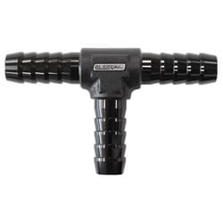 ALUMINIUM T PIECE 5MM / 3/16" BLACK TEE VACUUM SILICONE HOSE