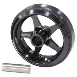 BILLET WHEELIE BAR WHEEL 10000ft/lbs LOAD 3/8-1/2 SLEEV