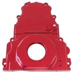 HOLDEN / CHEV LS BILLET 2 PIECTIMING COVER RED