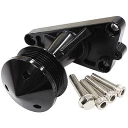 GM LS POWER STEERING DELETE IDLER BRACKET AND PULLEY BLACK