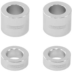 BILLET BOLT SPACERS M8 SILVER 5/16 PACK OF 4