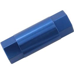 M6 FEMALE HEX SPACER BLUE 1 PER PACK 40mm LENGTH