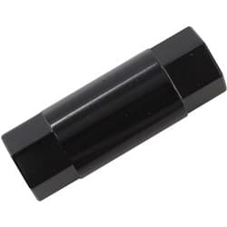 M6 FEMALE HEX SPACER BLACK 1 PER PACK 40mm LENGTH