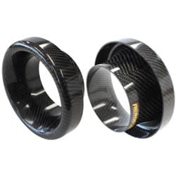 4" CARBON BELLMOUTH AR70 TURBOOR INTAKE PIPE 6" O.D