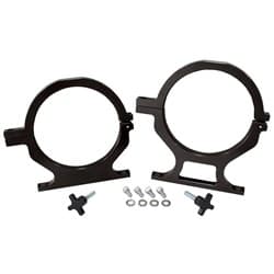 NOS BOTTLE BILLET BRACKETS PAIR BLACK NITROUS 10LB & 15LB