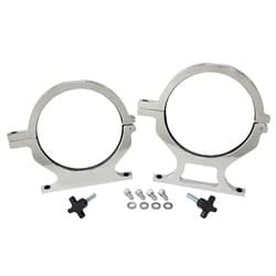 NOS BOTTLE BILLET BRACKETS *PAIR* POLISHED NITROUS