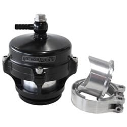 50mm BLOW OFF VALVE BLACK FINISH V-BAND WELD-ON FLANGE