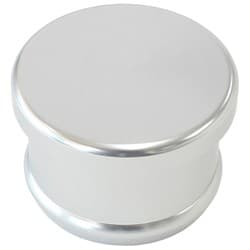 BLOCK OFF PLUG 25MM SILVER FOR BLOW OFF VALVE