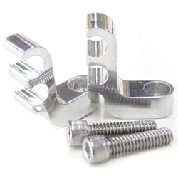 POLISHED 2 WIRE LEAD SEPARATORBOLT INTO VALVE COVER PAIR